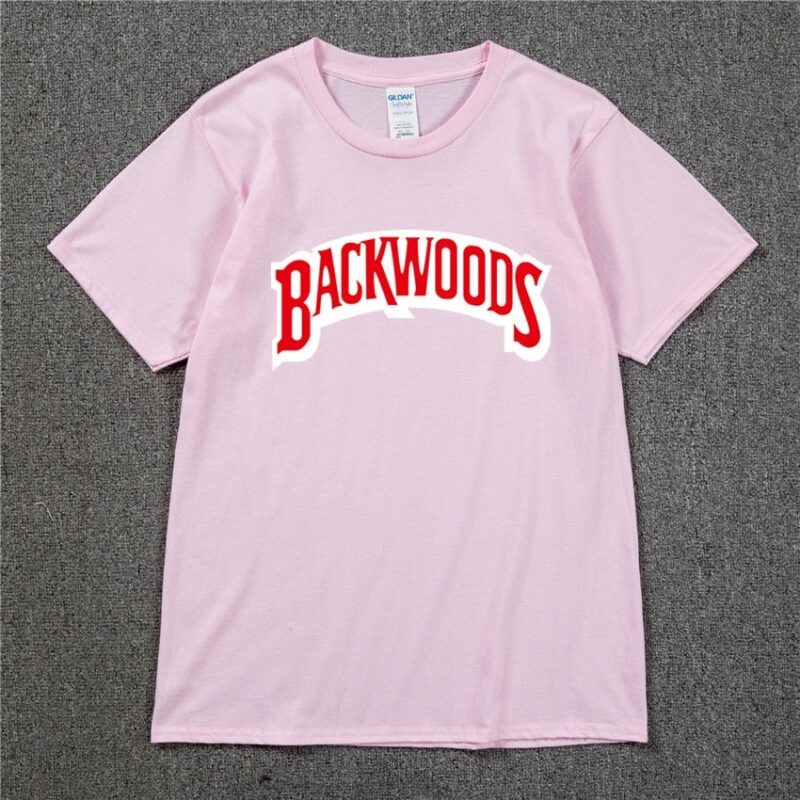 BACKWOODS T Shirts Men Short Sleeve Cotton T-Shirt Fashion Street Hip Hop Rock Streetwear Men Swag Tshirt