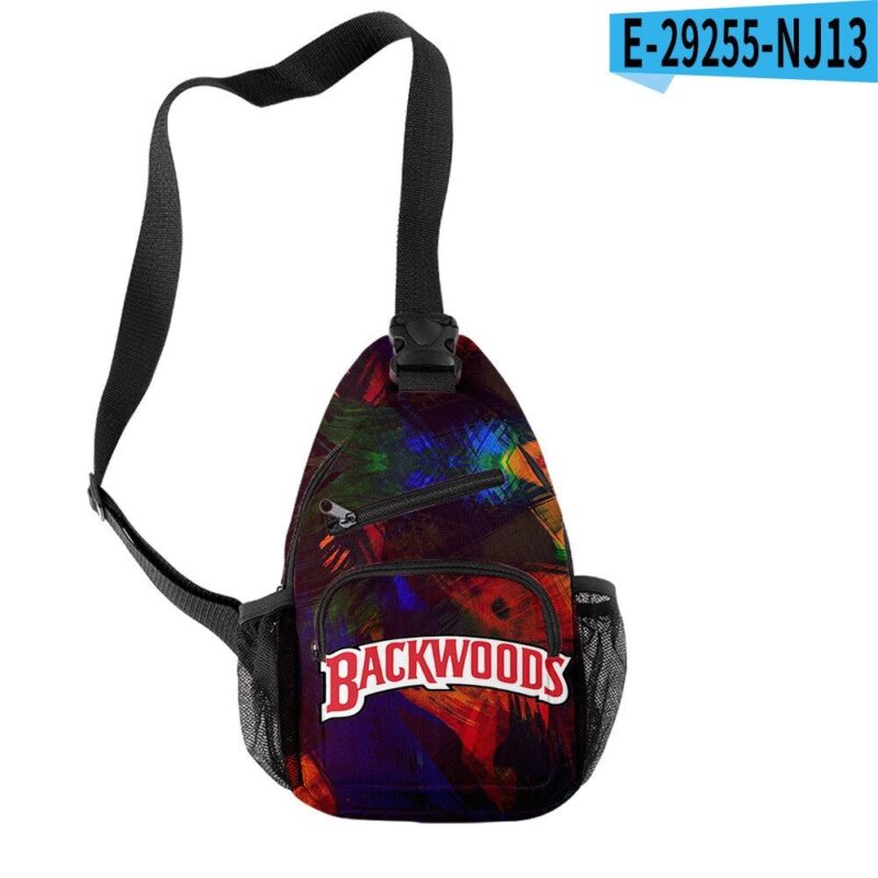 Backwoods Cigar Ink 3D Printing Messenger Bag Simple Shoulder Fashion Bags