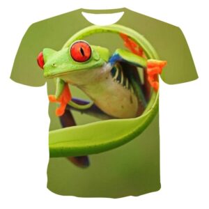 3D T Shirt Summer Hipster Short Sleeve Tee Tops A Wolf in the snow T-Shirts Short sleeve tops