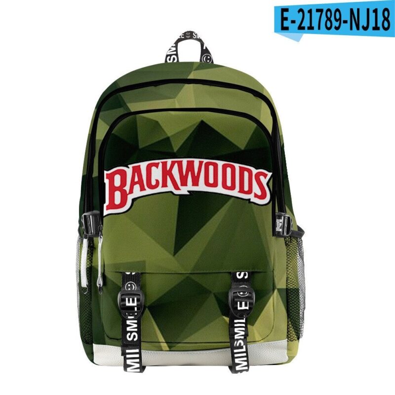 Backwoods 3d Printed Backpack School Student Casual Book Backpack Laptop Bag