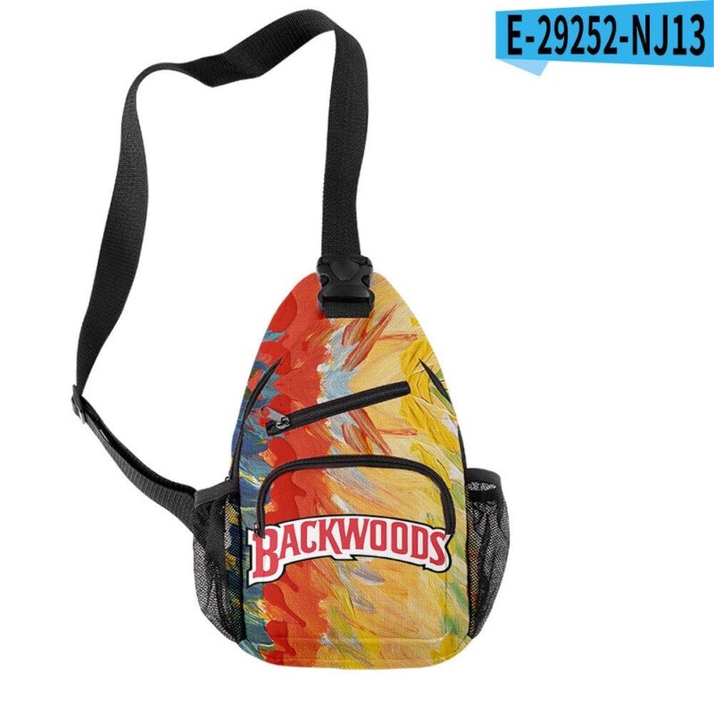 Backwoods Cigar Ink 3D Printing Messenger Bag Simple Shoulder Fashion Bags