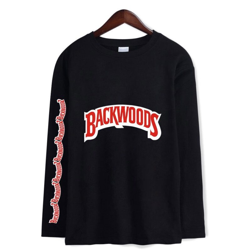 Backwoods T Shirts Comfortable Inner wear T Shirt Cotton Printed BACKWOODS Smoke Long sleeve Tshirt Oversized