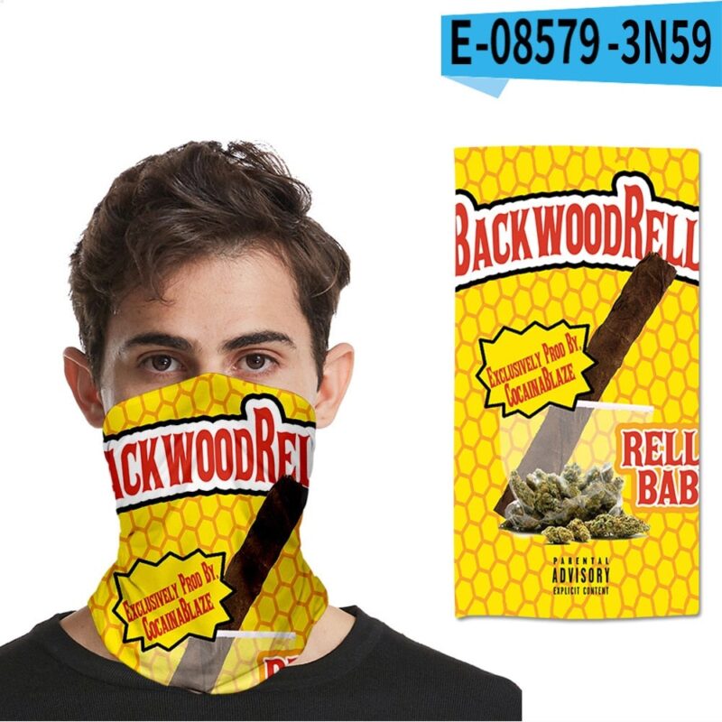 3D BACKWOODS Cigar Magic Turban Mask Face Towel Fashion Outdoor Mask Scarves Seamless Hairband Head Scarf Bandana Neck Cover