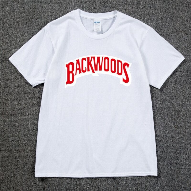 BACKWOODS T Shirts Men Short Sleeve Cotton T-Shirt Fashion Street Hip Hop Rock Streetwear Men Swag Tshirt