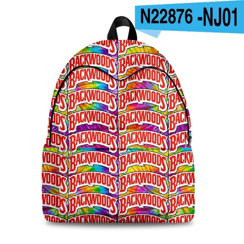 Backwoods Teenager Students School Bags Unisex Outside Travel Waterproof Oxford Casual Backpack