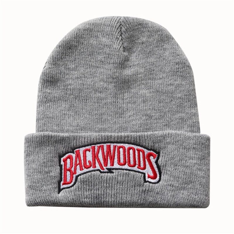Backwoods Knitted Hat Beanies Lettering Cap Winter Hats Warm Hat Fashion Solid Hip-hop Beanie Hat Unisex Caps
