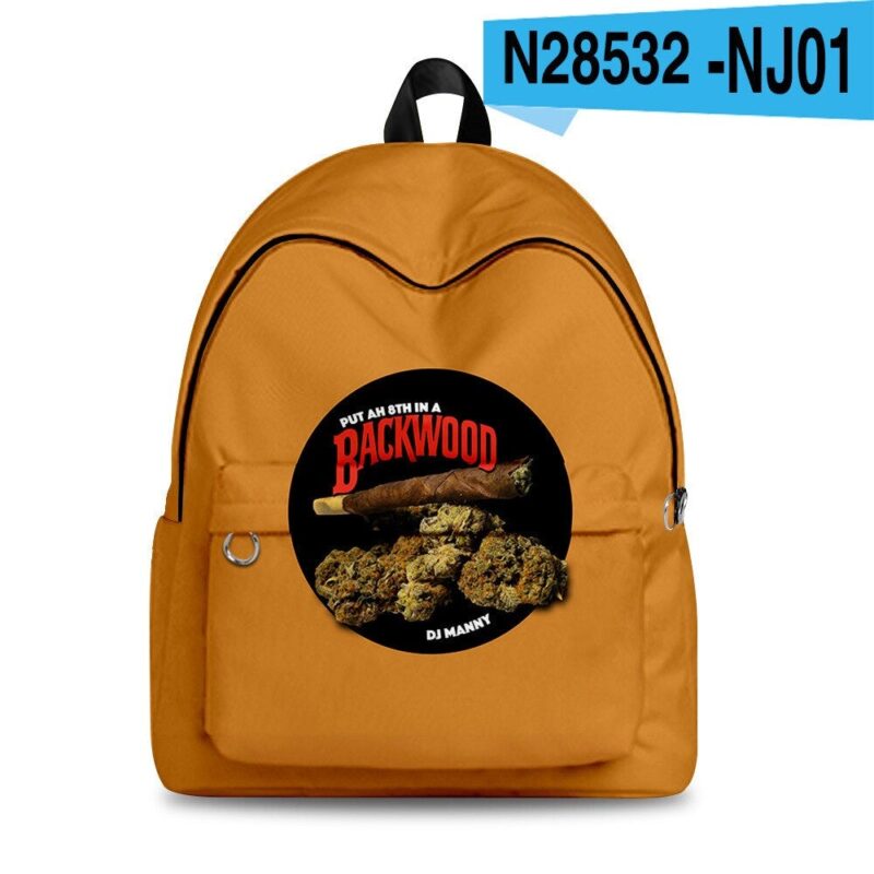 Backwoods Teenager Students School Bags Unisex Outside Travel Waterproof Oxford Casual Backpack