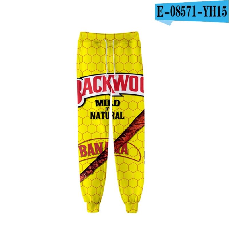 Backwoods  Casual Trousers Hip Hop Sweatpants Streetwear Funny Clothing Pantalon Homme
