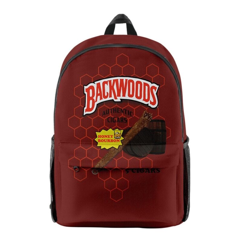 Backwoods Backpack School Bags 3D Printed Oxford Waterproof Sports Backpacks