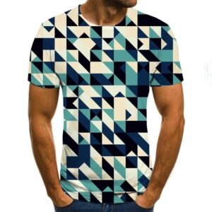 Summer T shirt Men Streetwear Round Neck Short Sleeve Tees Tops Funny Animal Male Clothes Casual  3D Print Tshirt