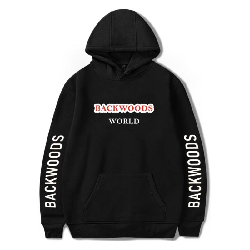 BACKWOODS Hoodie Sweatshirt Fashion Streetwear Hip Hop Pullover Hooded Jacket Casual Sportswear