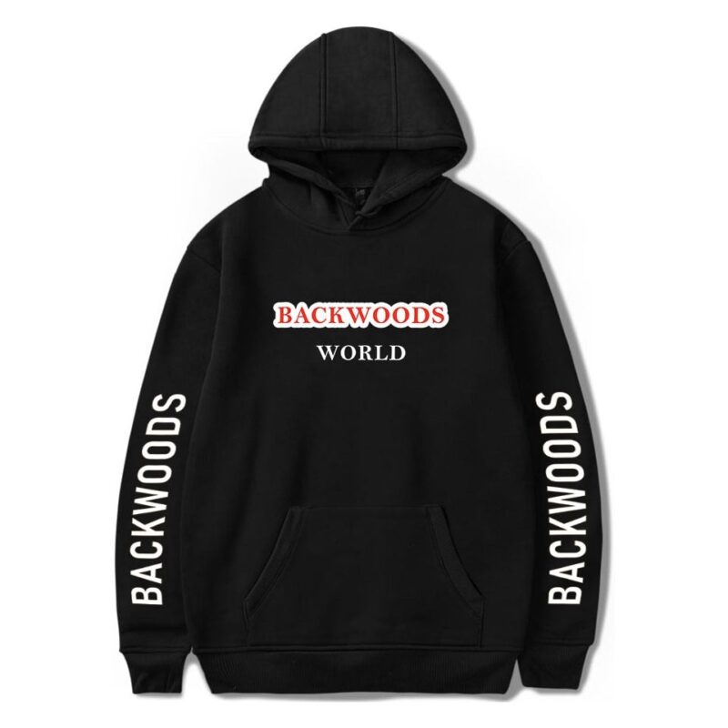 BACKWOODS Sweatshirt Fashion Streetwear Hip Hop Pullover Hooded Jacket Casual Sportswear