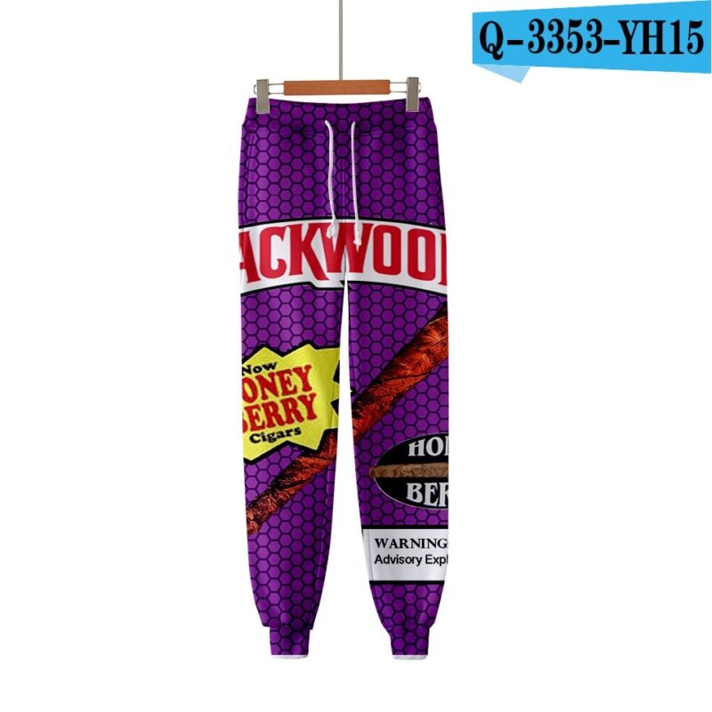 Backwoods Pants Men/Women Casual Trousers Hip Hop Sweatpants Streetwear Funny Clothing Pantalon Homme