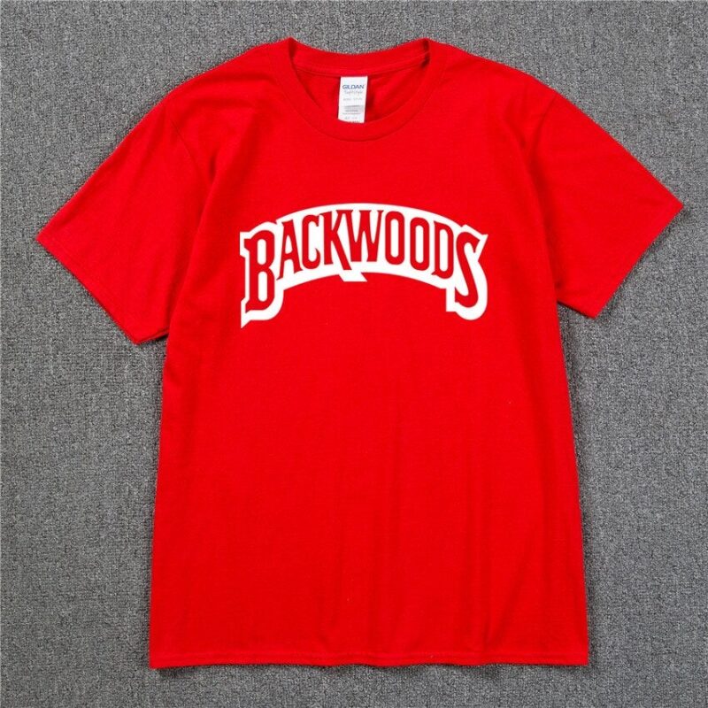 BACKWOODS T Shirts Men Short Sleeve Cotton T-Shirt Fashion Street Hip Hop Rock Streetwear Men Swag Tshirt