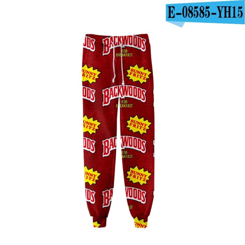 Backwoods Pants Men/Women Casual Trousers Hip Hop Sweatpants Streetwear Funny Clothing Pantalon Homme