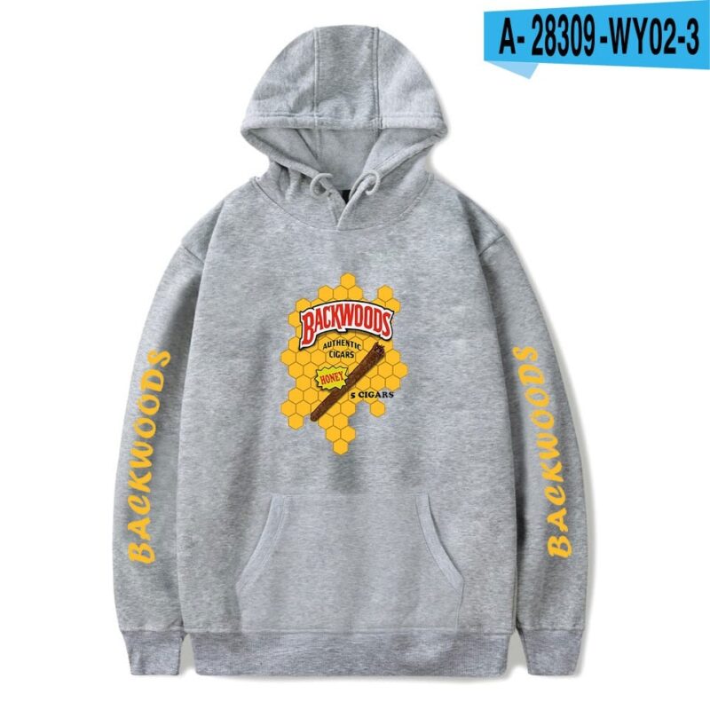 BACKWOODS Hoodie Sweatshirt Fashion Streetwear Hip Hop Pullover Hooded Jacket Casual Sportswear