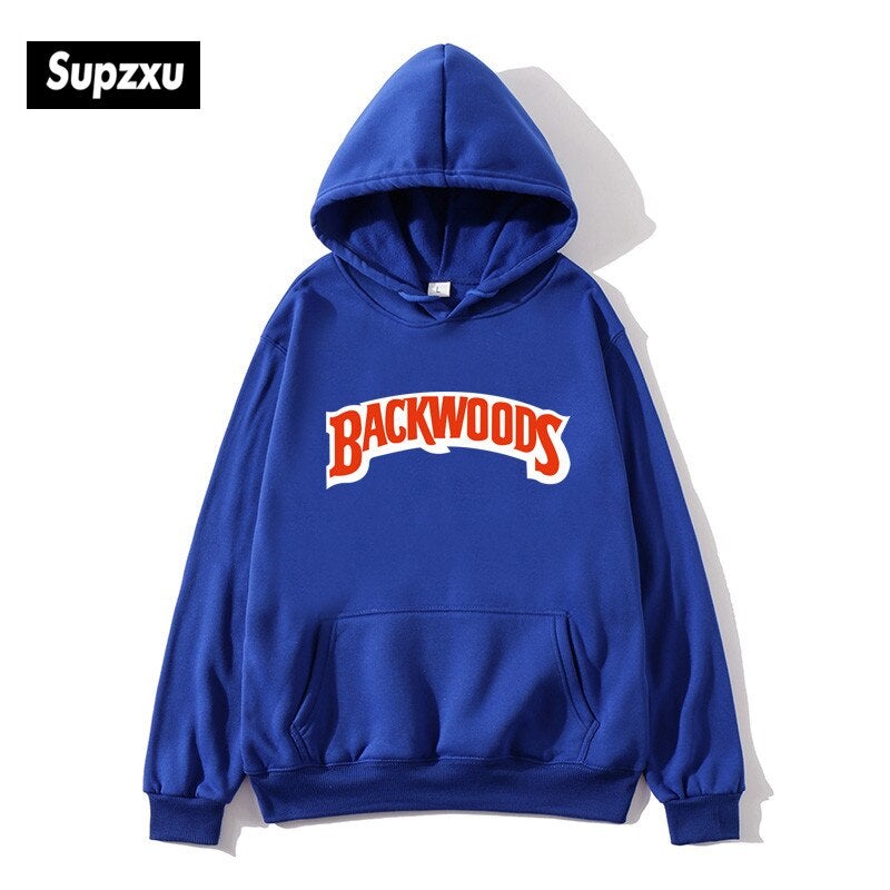 Backwoods Print Hoodies Pullover Hip Hop Men Tracksuit Hoodie Sweatshirts
