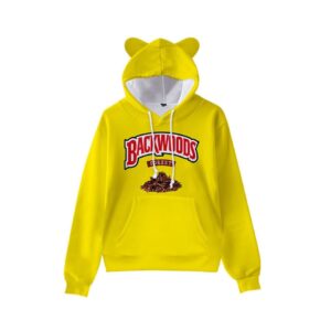 women backwoods Hoodie Girls backwood shirt Cartoon Element Cat ears Hoodie Personality Casual Children Long sleeved Pullover