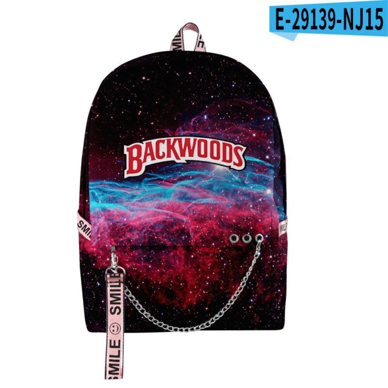 Backwoods Cigar Starry Sky Fashion 3D Cool And Simple Backpack