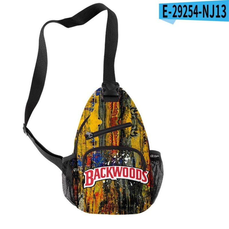 Backwoods Cigar Ink 3D Printing Messenger Bag Simple Shoulder Fashion Bags