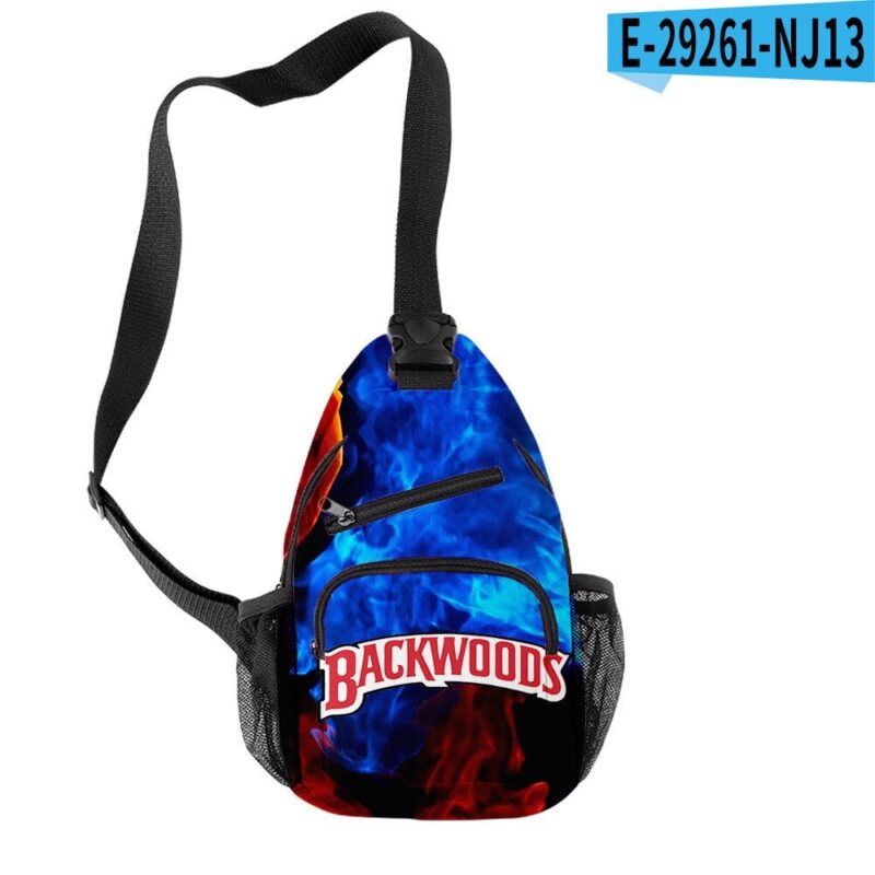 Backwoods Cigar Ink 3D Printing Messenger Bag Simple Shoulder Fashion Bags