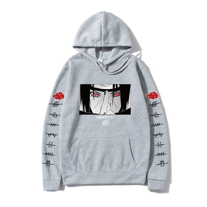 Men Casual Autumn Winter Hip Hop Hoodie pullover Japanese Anime Streetwear itachi pullover Sweatshirt