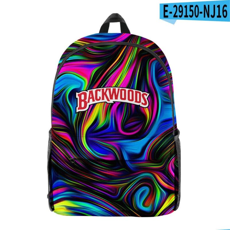 Backwoods  Printed Backpack School Student Casual Book Backpack Laptop Bag