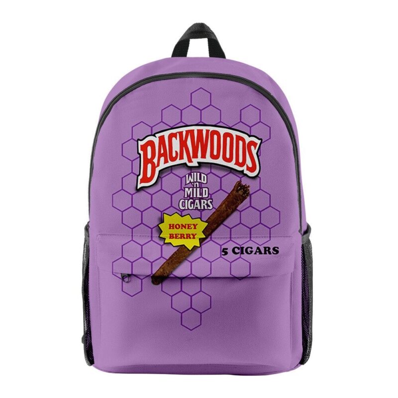Backwoods Backpack School Bags 3D Printed Oxford Waterproof Sports Backpacks