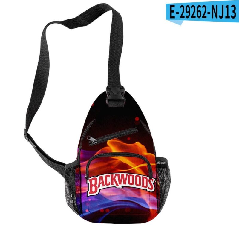 Backwoods Cigar Ink 3D Printing Messenger Bag Simple Shoulder Fashion Bags