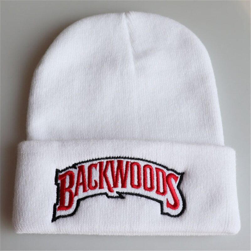 Backwoods Knitted Hat Beanies Lettering Cap Winter Hats Warm Hat Fashion Solid Hip-hop Beanie Hat Unisex Caps