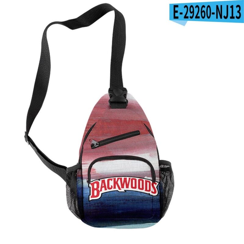 Backwoods Cigar Ink 3D Printing Messenger Bag Simple Shoulder Fashion Bags