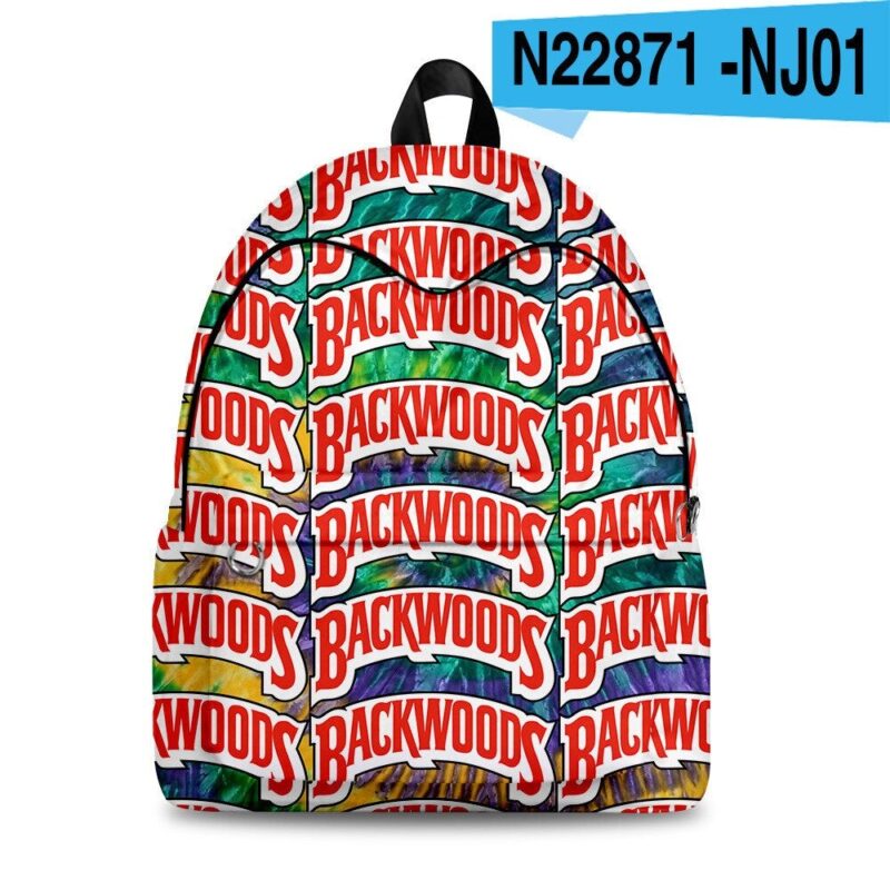 Backwoods Teenager Students School Bags Unisex Outside Travel Waterproof Oxford Casual Backpack