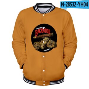 Backwoods Jackets Men/Women Personality Fashion beer Outback Coats BACKWOODS Smoke 3D Print Casual Honey Berry Baseball uniform