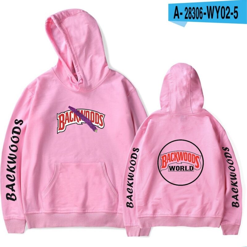 BACKWOODS Sweatshirt Fashion Streetwear Hip Hop Pullover Hooded Jacket Casual Sportswear