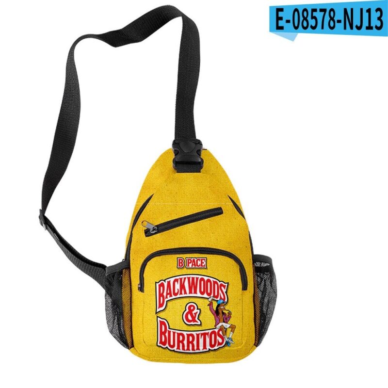 Backwoods Fashion Trend Single-Shoulder Bag Personalized Design Multi-Kinetic Energy Satchel