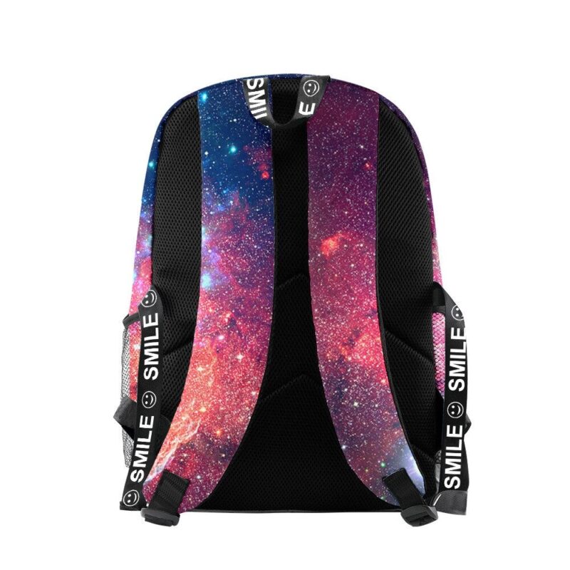 Backwoods Simple Multifunctional Backpack 3D Digital Color Printing Travel  School Bag
