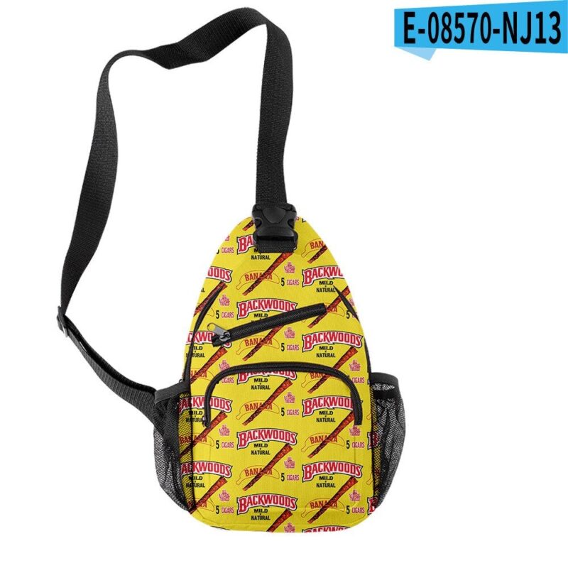 Backwoods Fashion Trend Single-Shoulder Bag Personalized Design Multi-Kinetic Energy Satchel