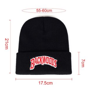 Backwoods Knitted Hat Beanies Lettering Cap Winter Hats Warm Hat Fashion Solid Hip-hop Beanie Hat Unisex Caps