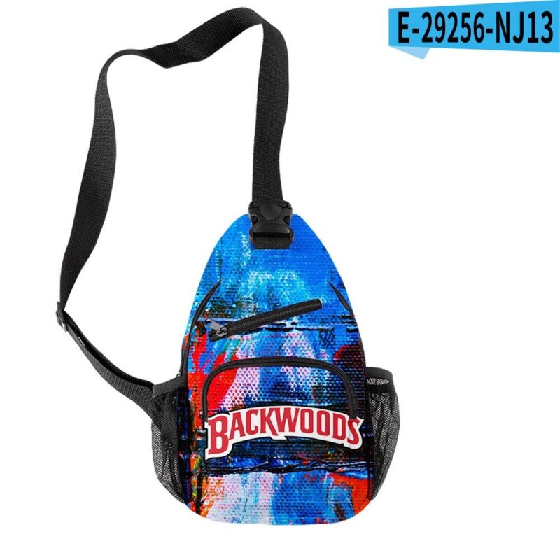 Backwoods Cigar Ink 3D Printing Messenger Bag Simple Shoulder Fashion Bags