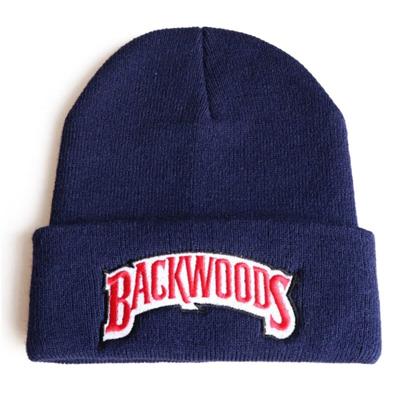 Backwoods Knitted Hat Beanies Lettering Cap Winter Hats Warm Hat Fashion Solid Hip-hop Beanie Hat Unisex Caps