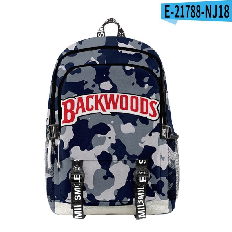 Backwoods 3d Printed Backpack School Student Casual Book Backpack Laptop Bag