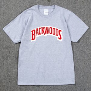 BACKWOODS T Shirts Men Short Sleeve Cotton T-Shirt Fashion Street Hip Hop Rock Streetwear Men Swag Tshirt