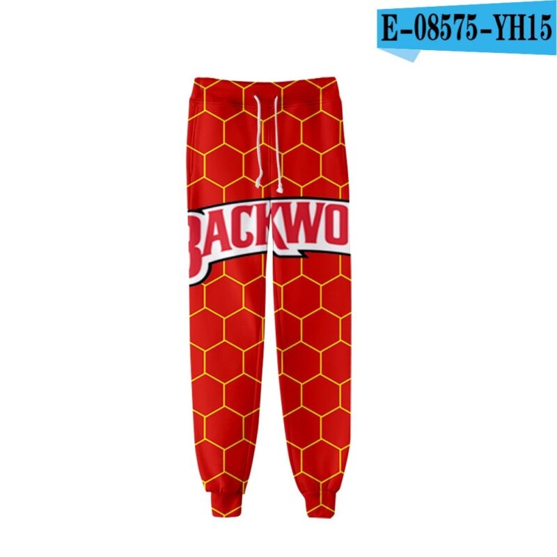 Backwoods  Casual Trousers Hip Hop Sweatpants Streetwear Funny Clothing Pantalon Homme