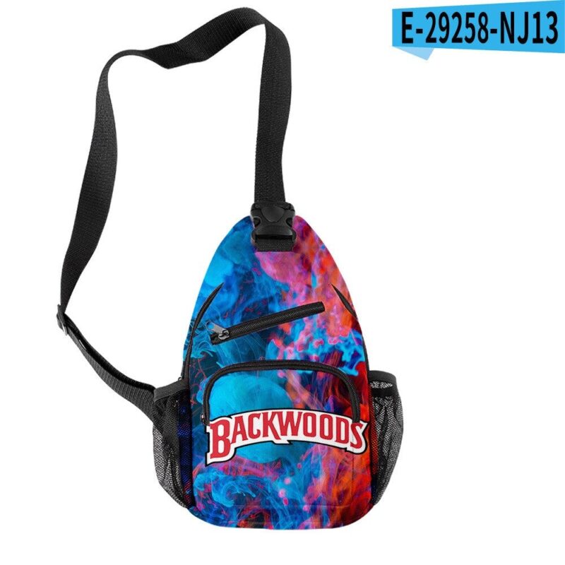 Backwoods Cigar Ink 3D Printing Messenger Bag Simple Shoulder Fashion Bags