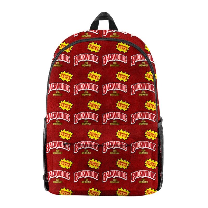 Backwoods Backpack School Bags 3D Printed Oxford Waterproof Sports Backpacks