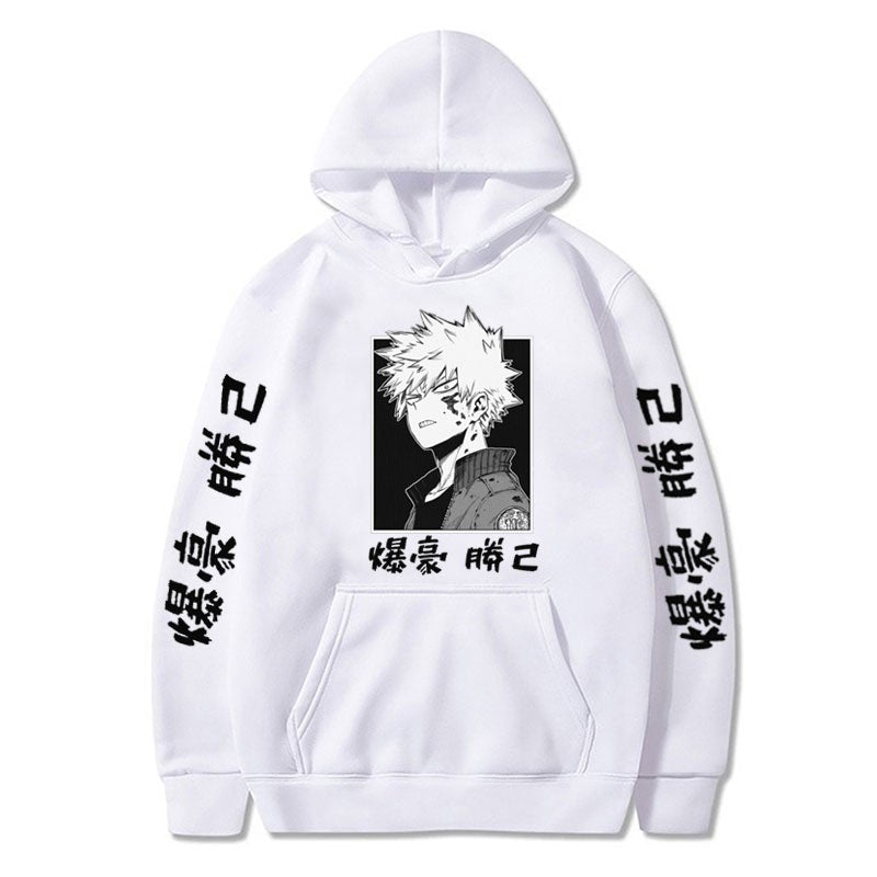 My Hero Academia Men Hoodies Sweatshirt Hip Hop Style Casual and Soft Tops 6 Colors Size XS-4XL