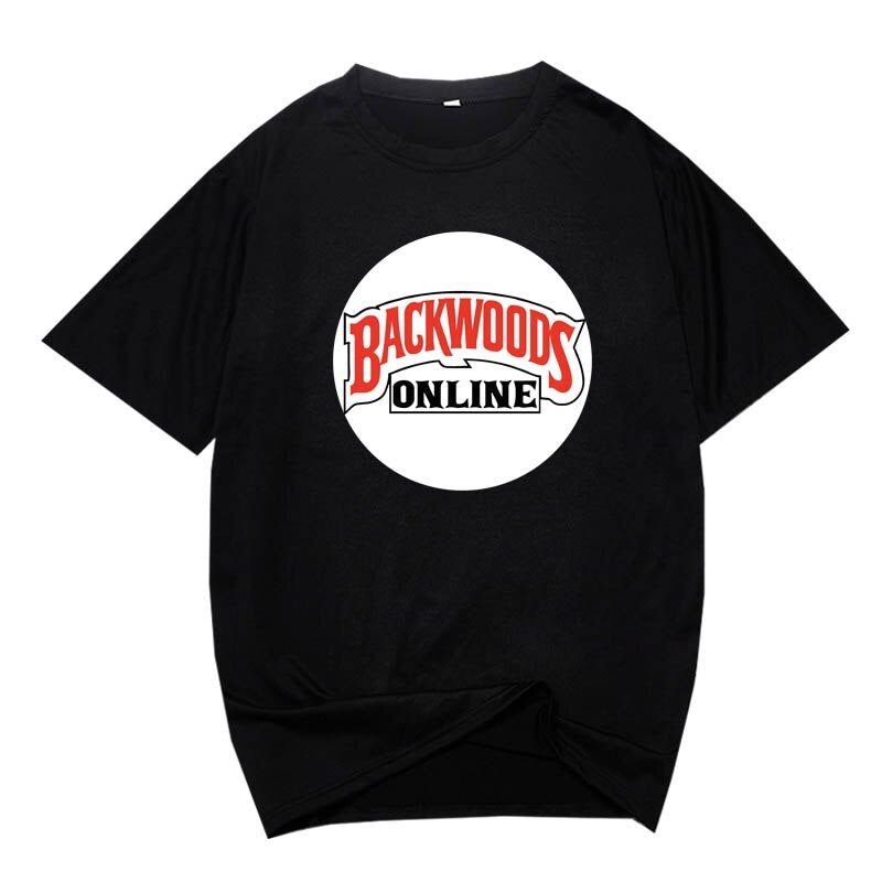 Backwoods O-neck T-shirts Unisex Hipster T-shirt Cotton Short Sleeve