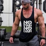 Bodybuilding stringer tank top man Cotton Gym sleeveless shirt men Fitness Vest Singlet sportswear workout tanktop