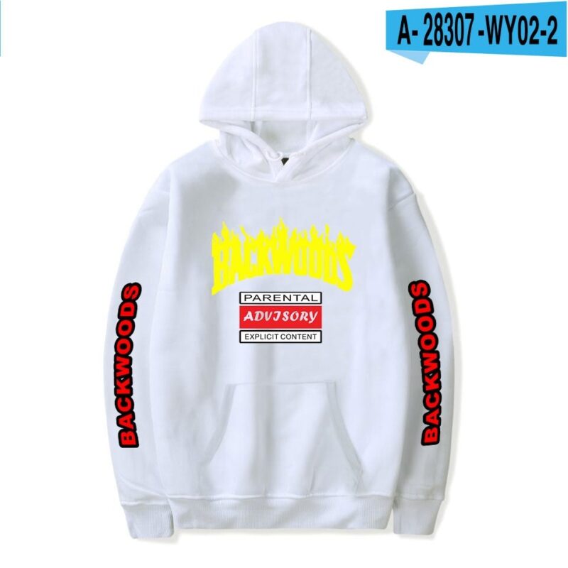 BACKWOODS Hoodie Sweatshirt Fashion Streetwear Hip Hop Pullover Hooded Jacket Casual Sportswear