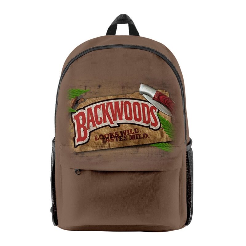 Backwoods Backpack School Bags 3D Printed Oxford Waterproof Sports Backpacks